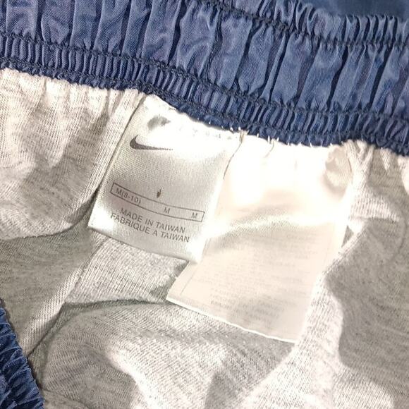 Vintage 90s Nike Track Pants Blue Men’s Medium Lined Windbreaker Nylon M8-101 - Picture 5 of 6